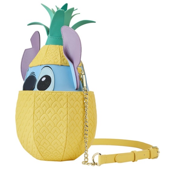 Loungefly Disney Stitch Pineapple Crossbody - Picture 2 of 7